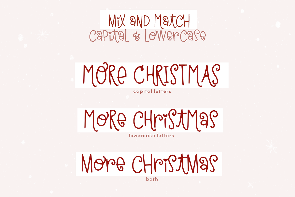 Christmas Kisses | Fun Holiday Font, a Font by KA Designs (Photo 6 of 10)