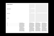 A4 Brochure Grid System for InDesign, a Brochure Template by Stephen Kelman (Thumbnail 4 of 6)