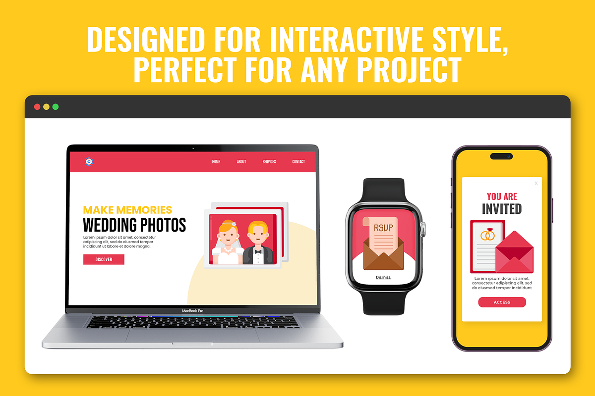 85 Wedding Icons, a Solid Icon by Flat Icons (Photo 7 of 7)