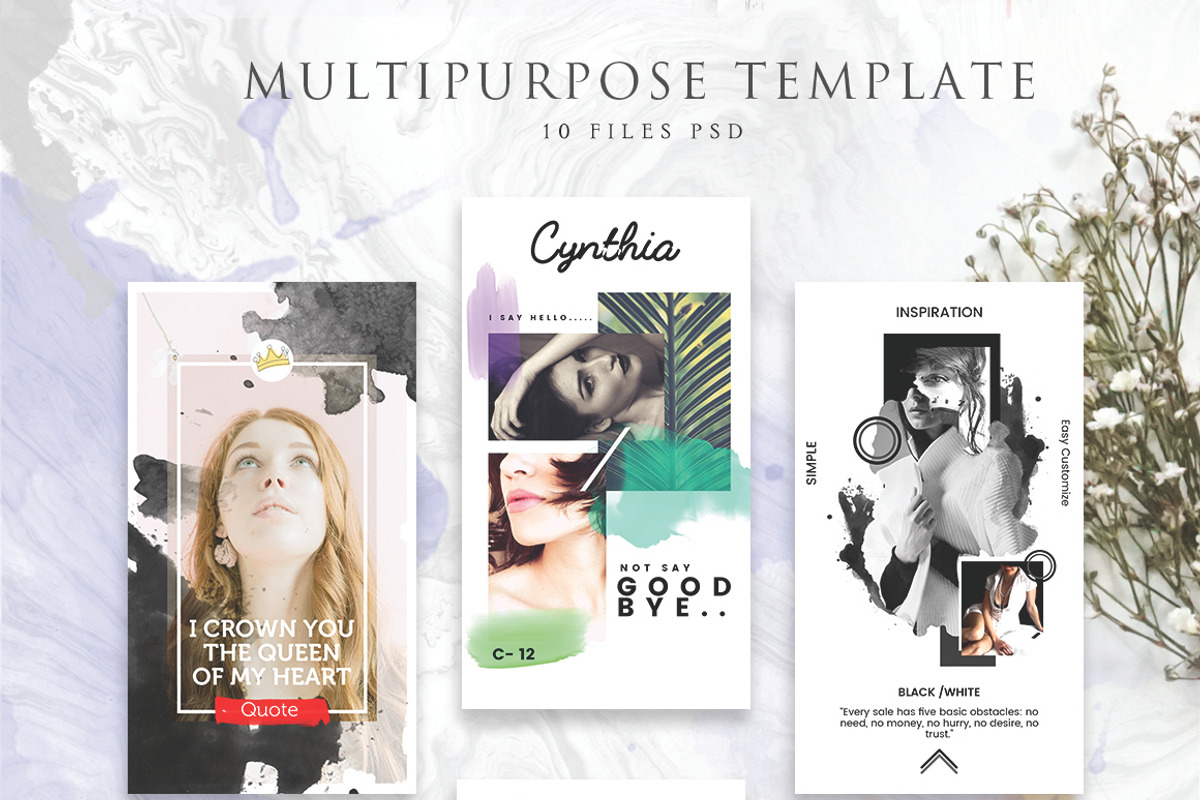 Multipurpose Animated Instagram, a Social Media Template by dePanda (Photo 3 of 6)