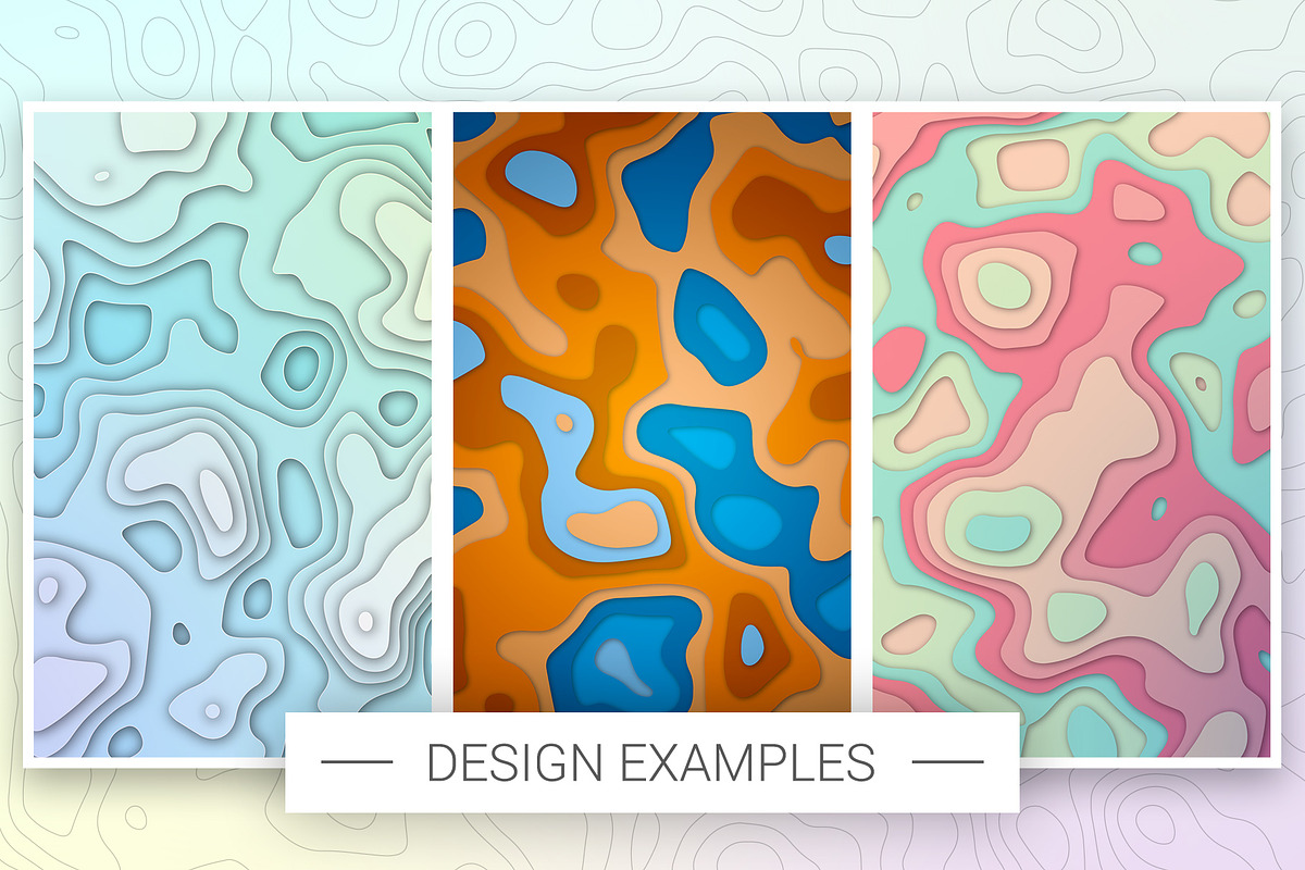 Topographic Map Patterns, a Pattern Graphic by EMP Design (Photo 4 of 6)