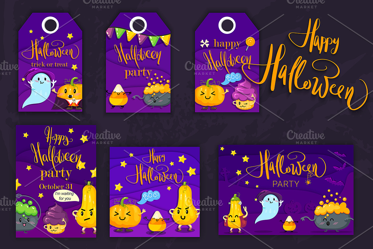 Happy Halloween. 10 flyers, a Flyer Template by HmarkaShop (Photo 2 of 3)