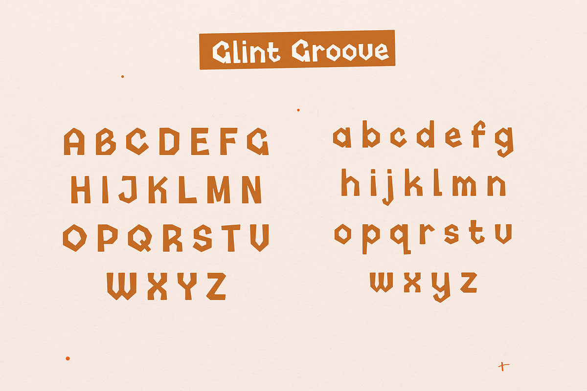 Glint Groove - Construction Typeface, a Sans Serif Font by HipFonts (Photo 3 of 10)