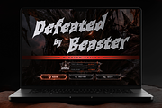 Bazhero - Action Horror Game Font, a Blackletter Font by Typia Nesia (Thumbnail 6 of 9)