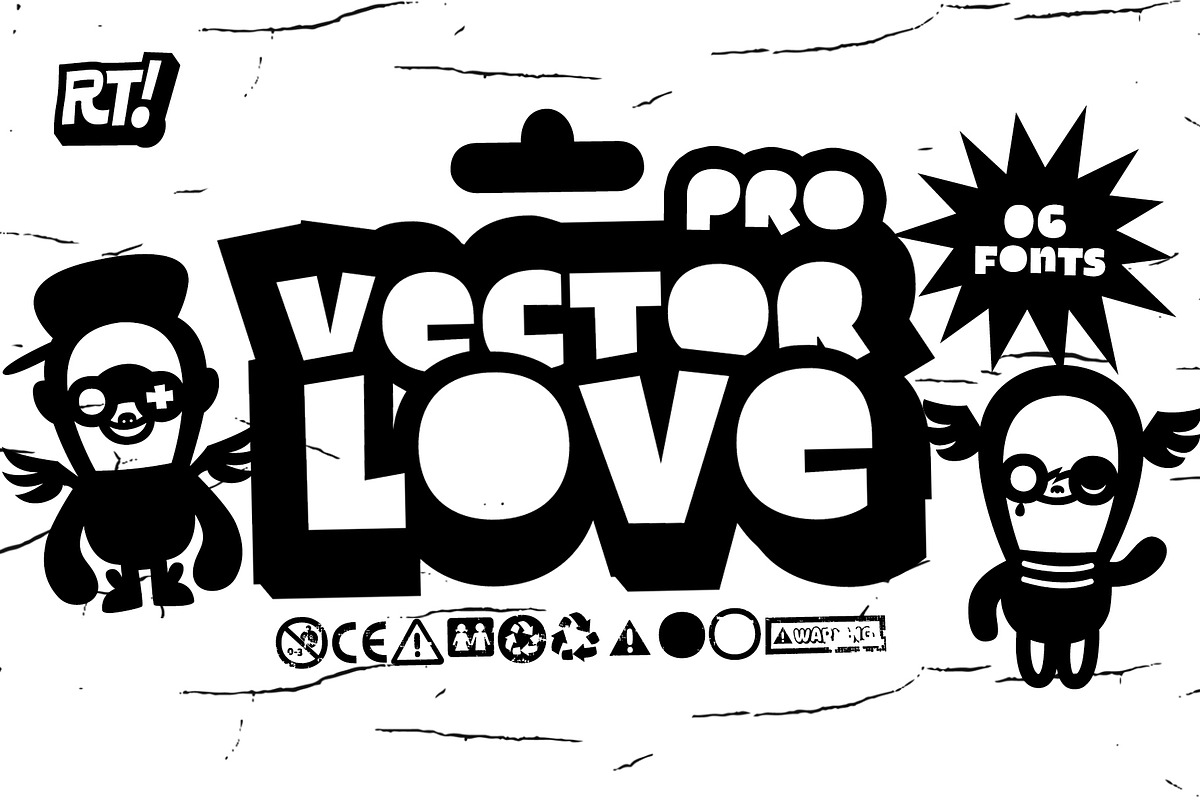 Vector Love Pro, a Symbol Font by Rodrigo Typo (Photo 1 of 10)