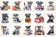 Miniature Schnauzer Dog Clipart, an Illustration by Rose Art (Thumbnail 2 of 7)