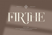 Firthe || Modern Classy Serif Font, a Serif Font by Ermedia Studio (Thumbnail 1 of 10)