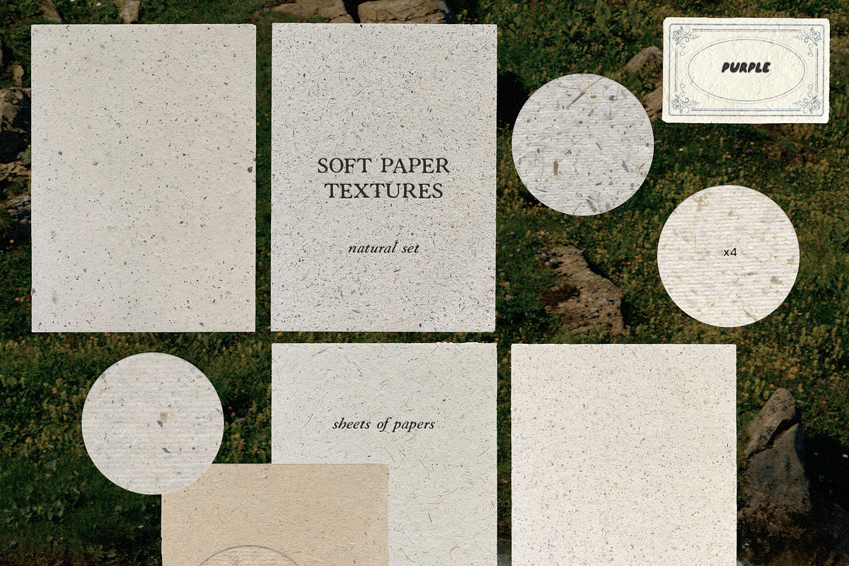 Soft Paper Textures - Natural Set, a Texture Graphic by Purple (Photo 5 of 10)