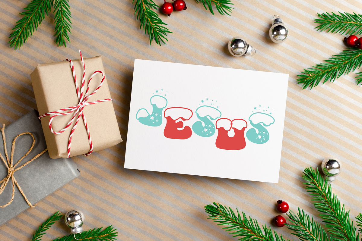 Winter Star is a cute Christmas font, a Handwritten Font by Brown Cupple (Photo 3 of 7)