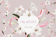 Watercolor Flower - Lily of LOVE, a Decorative Illustration by Beigetime (Thumbnail 7 of 15)
