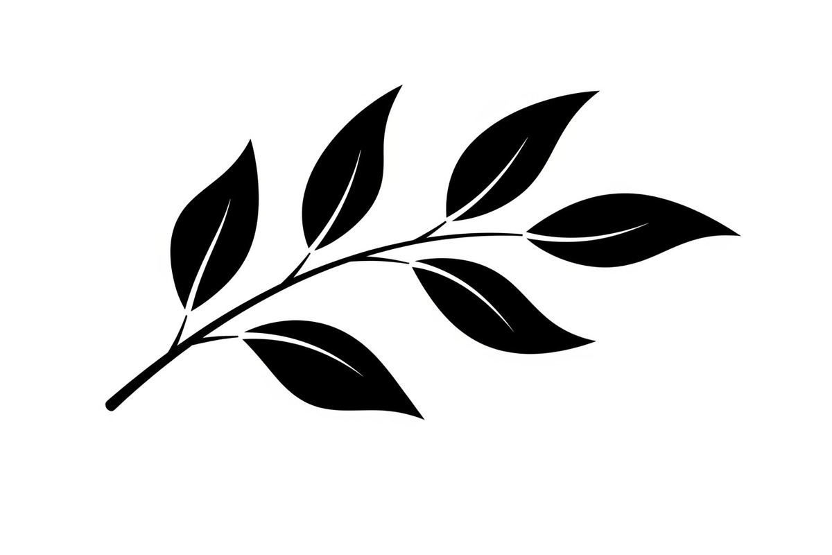 Botanical Leaf Silhouette Bundle, an Illustration by Creativeshirt (Photo 35 of 51)