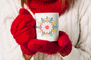 Snowing Mandala Illustrations, an Illustration by maaariabouvier (Thumbnail 11 of 16)