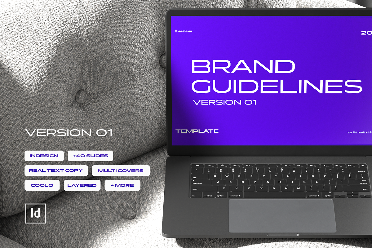 COOLO  Brand Guidelines Template, a Presentation Template by @creative.franco (Photo 9 of 9)