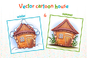 Vector Cartoon House