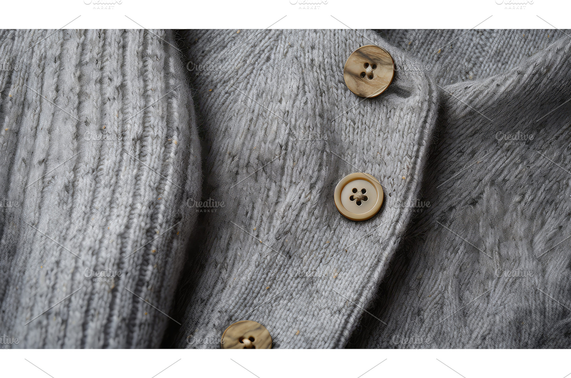 cardigan grey button ai generated, a Background Photo by pikepicture