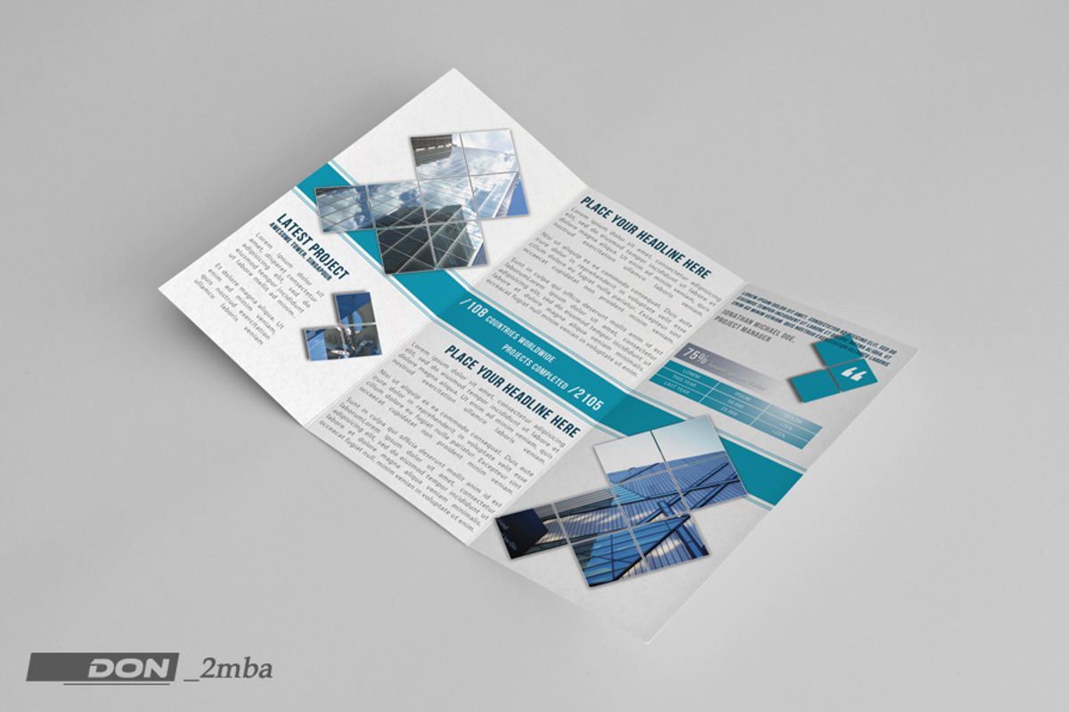 Engineering Trifold Template, a Brochure Template by don_2mba (Photo 1 of 5)