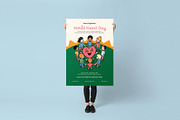 World Heart Day Poster/ Flyer, a Flyer Template by Juru Rancang Graphic (Thumbnail 3 of 3)