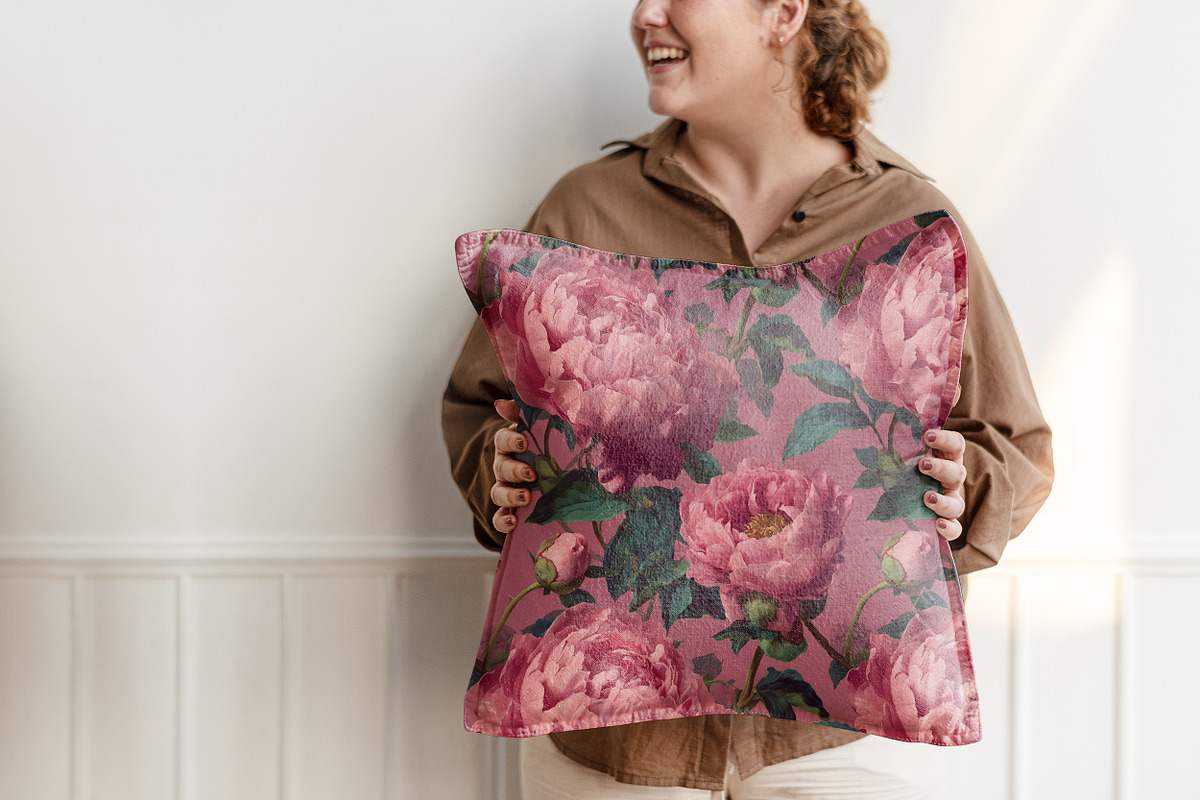 PEONY HERITAGE Seamless Pattern, a Pattern Graphic by AYAKA Studio Co. (Photo 7 of 8)