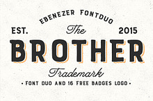 Brother Font Duo (Bonus)