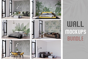 Tapestry Mockup Wall Mockup Bundle