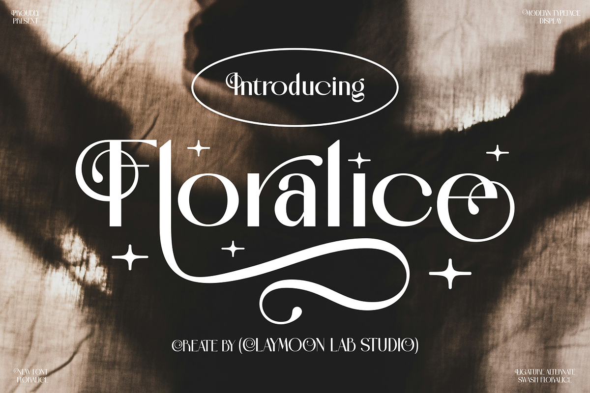 Floralice Modern Elegant Serif Font, a Serif Font by Claymoon Lab (Photo 1 of 5)