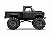 Monster Truck Collection, an Illustration by hafijul (Thumbnail 3 of 9)