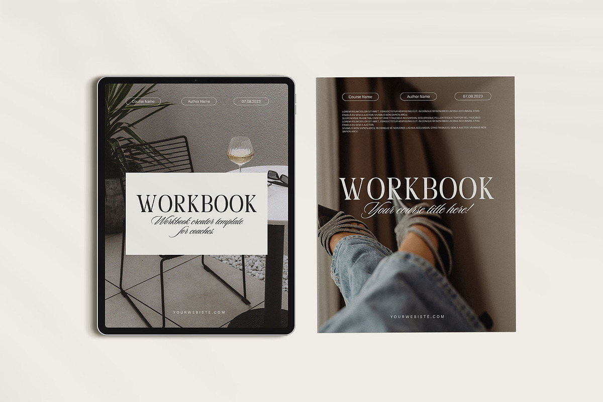 Ravenna Workbook Canva Template, a Marketing Template by Amaré Creative (Photo 7 of 9)