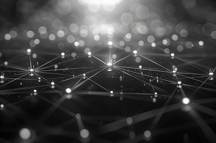 Interconnected Network of Dots, a Background Photo by ImageMir