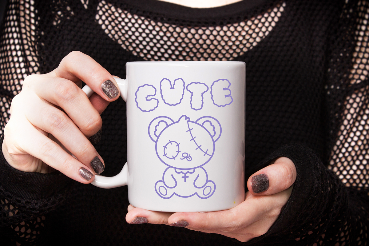 Spooky Bear Font, a Handwritten Font by Babymimiart (Photo 7 of 10)