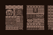 Maya ethnic posters. Aztec tribal, an Object Graphic by Stock-Smart-Start (Thumbnail 3 of 3)