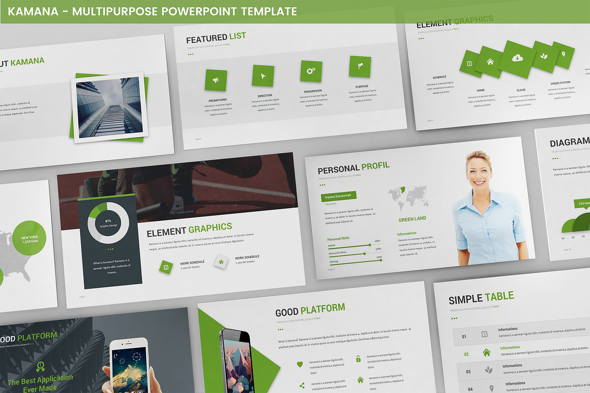 110 Powerpoint & Keynote Template, a Presentation Template by SlideFactory (Photo 29 of 30)