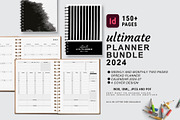 2024 Ultimate Planner Bundle Pack, a Stationery Template by MNT-Creator (Thumbnail 1 of 5)
