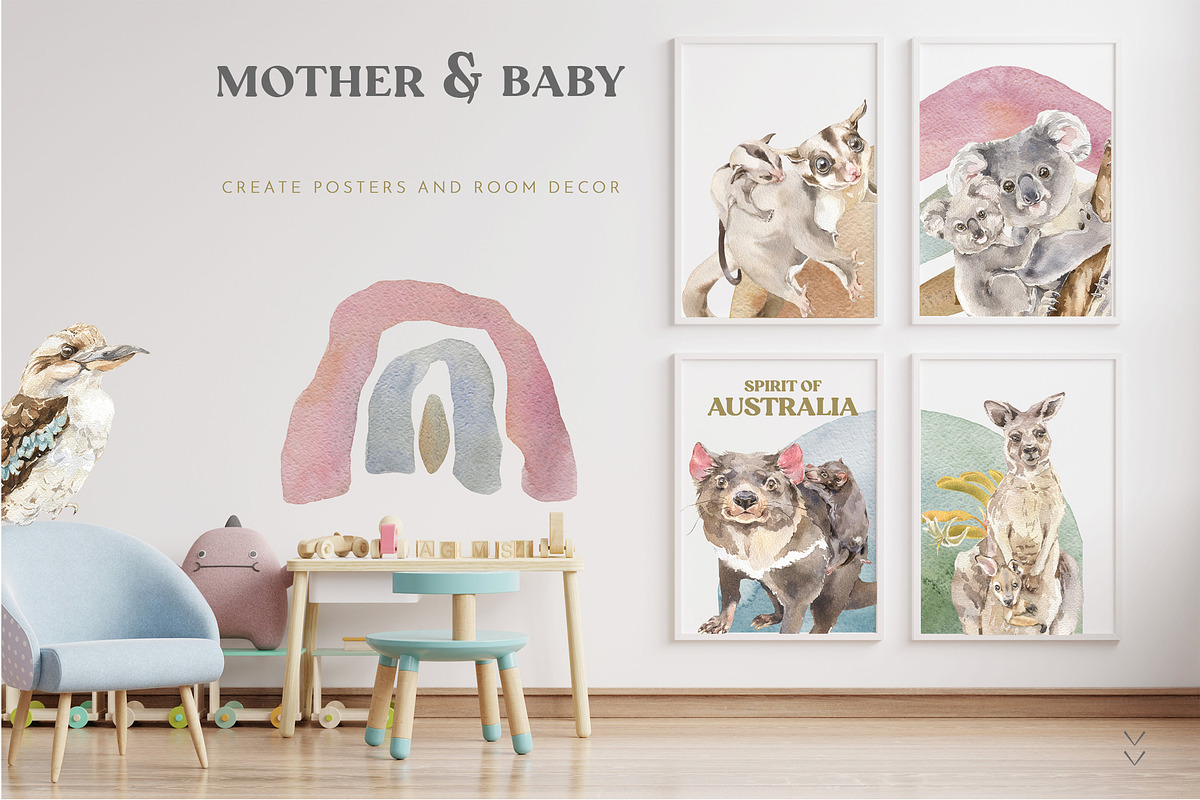 Animals Watercolor Clipart Bundle, an Animal Illustration by Cat In Colour (Photo 25 of 41)