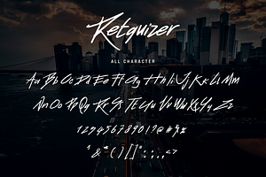 Retquizer - Handwitten Typeface