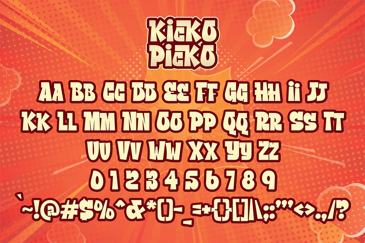 Kicko Picko, a Serif Font by saskaratype (Photo 5 of 5)