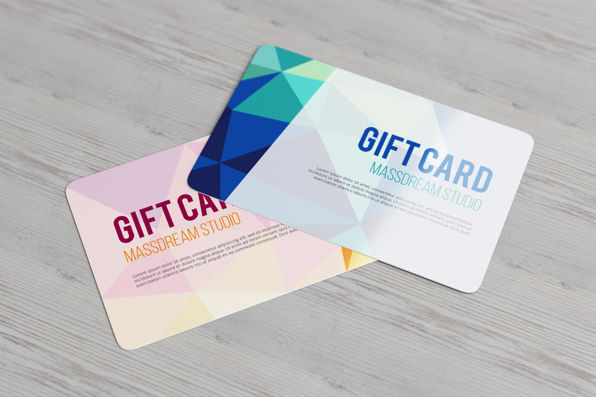 Gift / Discount Card Mock-Up, a Mockup by MassDream (Photo 5 of 8)