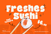 Holiday Snack - Food Font, a Handwritten Font by Mozatype (Thumbnail 5 of 8)