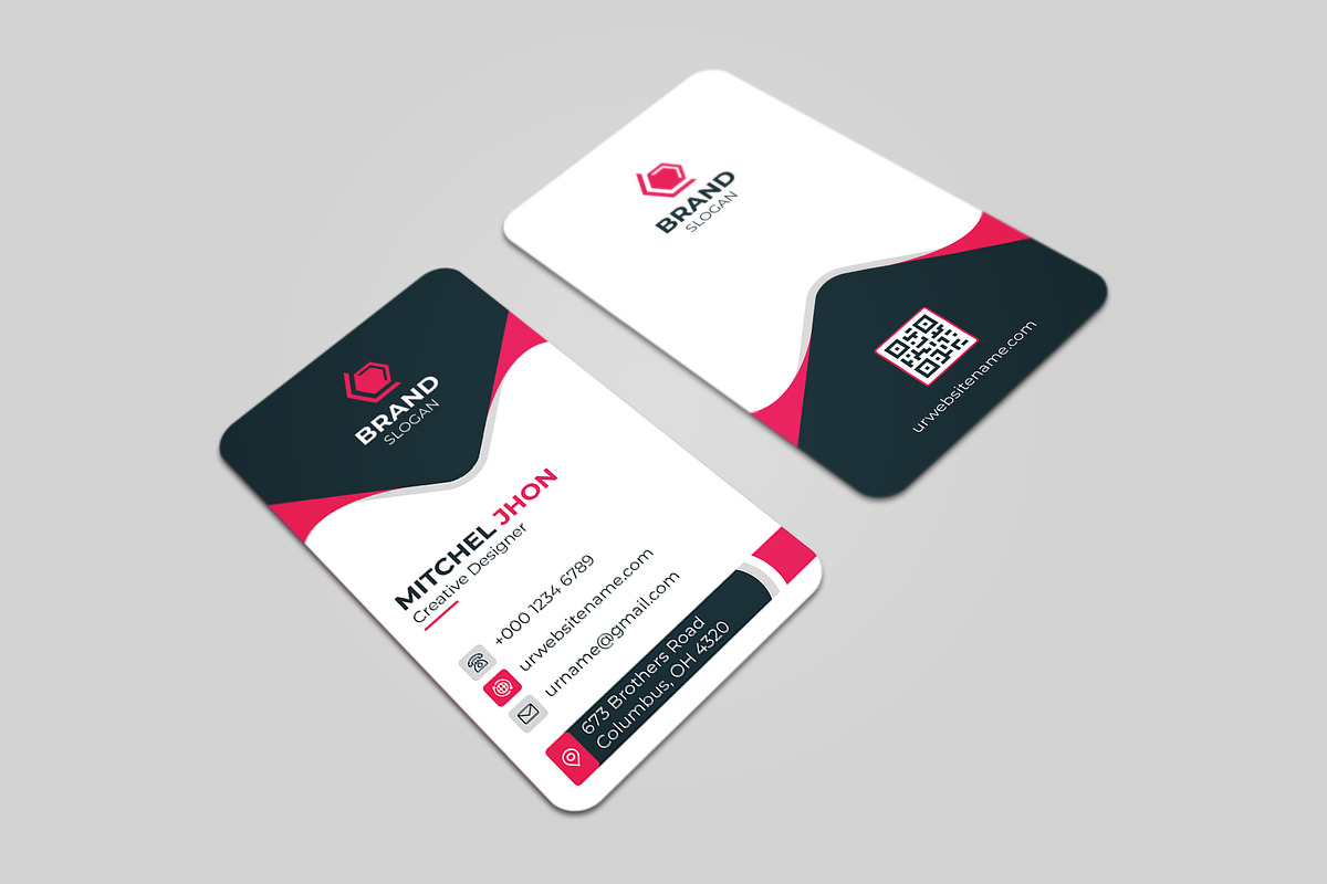 Corporate & Modern Business Card, a Business Card Template by GFXCity (Photo 2 of 4)