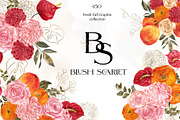 Blush Scarlet. Fall Graphic., an Object Illustration by ma_i_vi (Thumbnail 1 of 11)