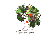 Vector Sketch Vegetables, a Food Illustration by Sopelkin (Thumbnail 6 of 7)