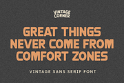 Vintage Corner - Vintage Sport Font, a Sans Serif Font by Masyafi Studio (Thumbnail 5 of 6)