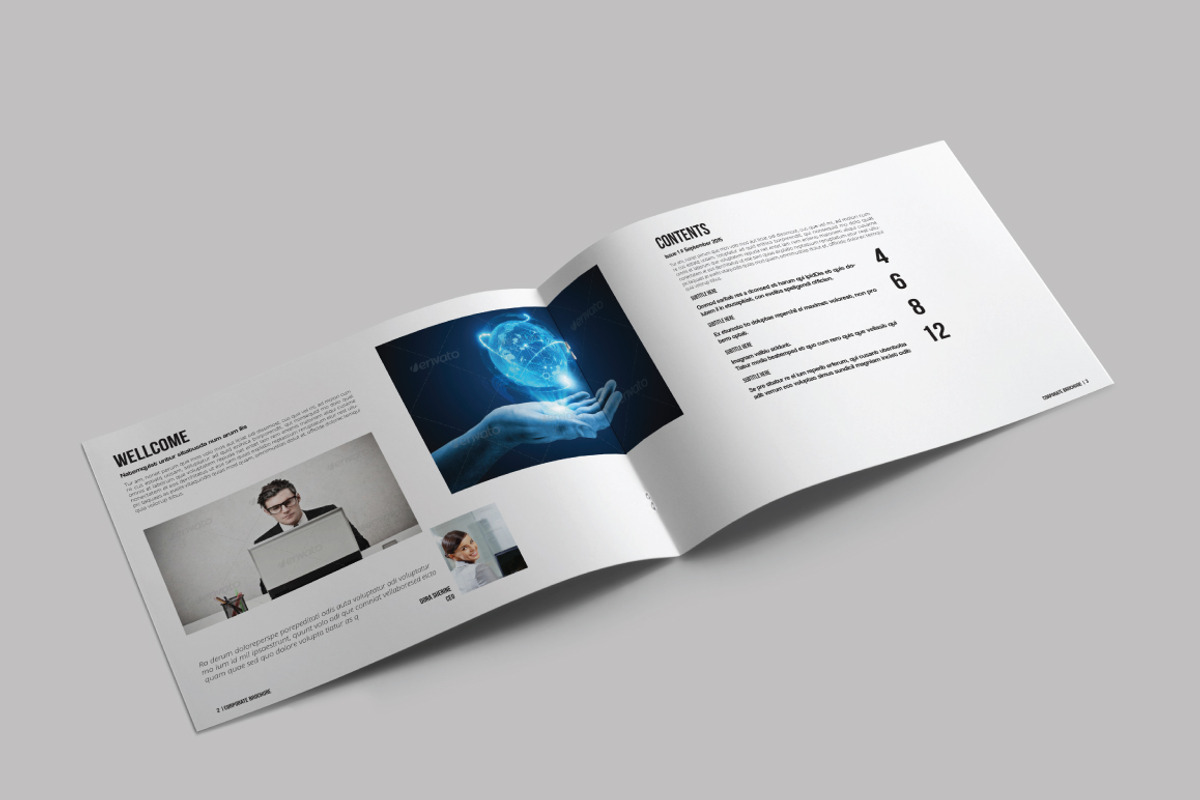 Business Brochure Template, a Brochure Template by GreenDesign (Photo 2 of 6)