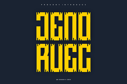 Jenoruec - Brush & Paint Font, a Sans Serif Font by QR Design Studio