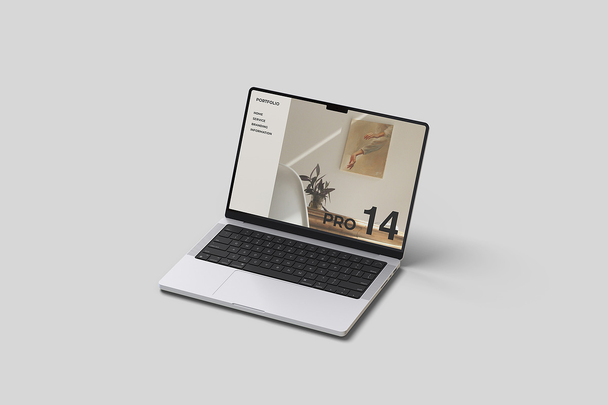 MacBook Pro 14 Mockup, a Mac Mockup by graphicpages (Photo 8 of 15)