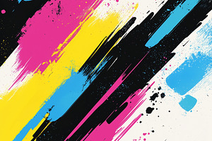 Vibrant abstract background CMYK, a Background Photo by MistyDay