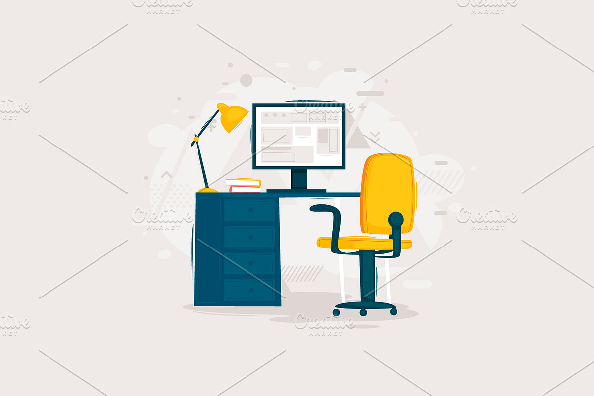 Teamwork, office life, a Person Illustration by Podis (Photo 5 of 6)