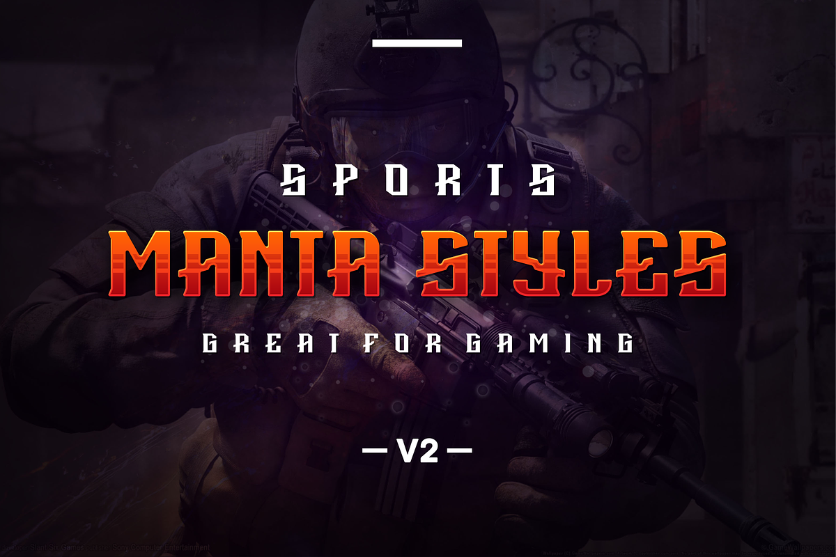 Manta Styles V2 Font, a Slab Serif Font by ModalTampang (Photo 1 of 3)