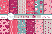 LOVE /Valentine bundle, an Illustration by Poppymoondesign (Thumbnail 23 of 23)