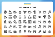 Delivery Icons, a Duotone Icon by Wencory (Thumbnail 1 of 3)