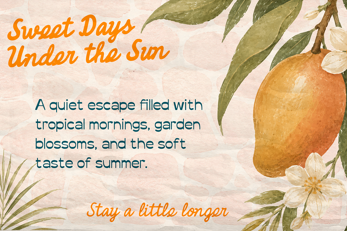 Bahamas Ville Retro Font Duo, a Handwritten Font by Sixtype (Photo 4 of 12)